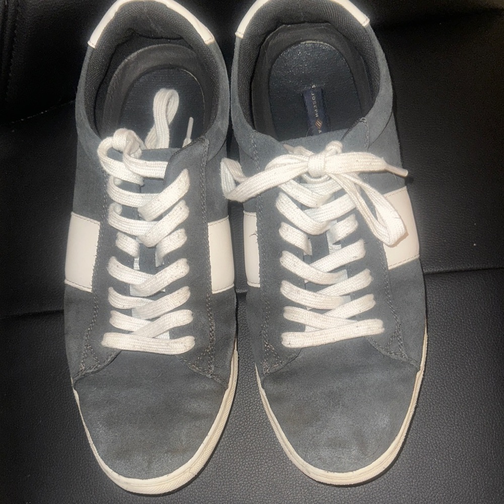 Joseph Abboud Charcoal and White Sneakers